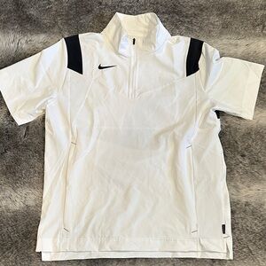 Nike repel football White and Black Athletic Quarter-Zip Top